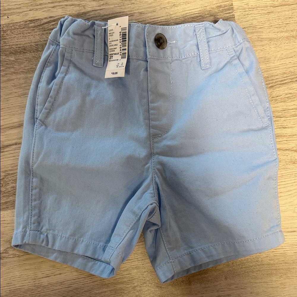NWT! The Children's Place Sky Blue Toddler Shorts - 2T
